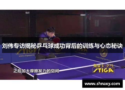 刘伟专访揭秘乒乓球成功背后的训练与心态秘诀